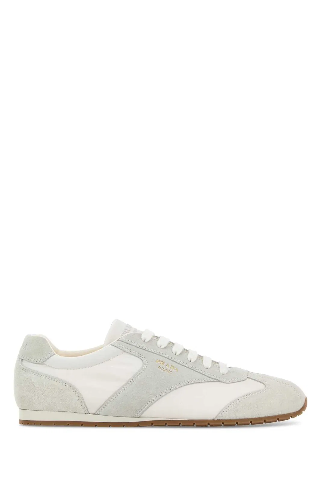 Prada White Polyamide Sneaker