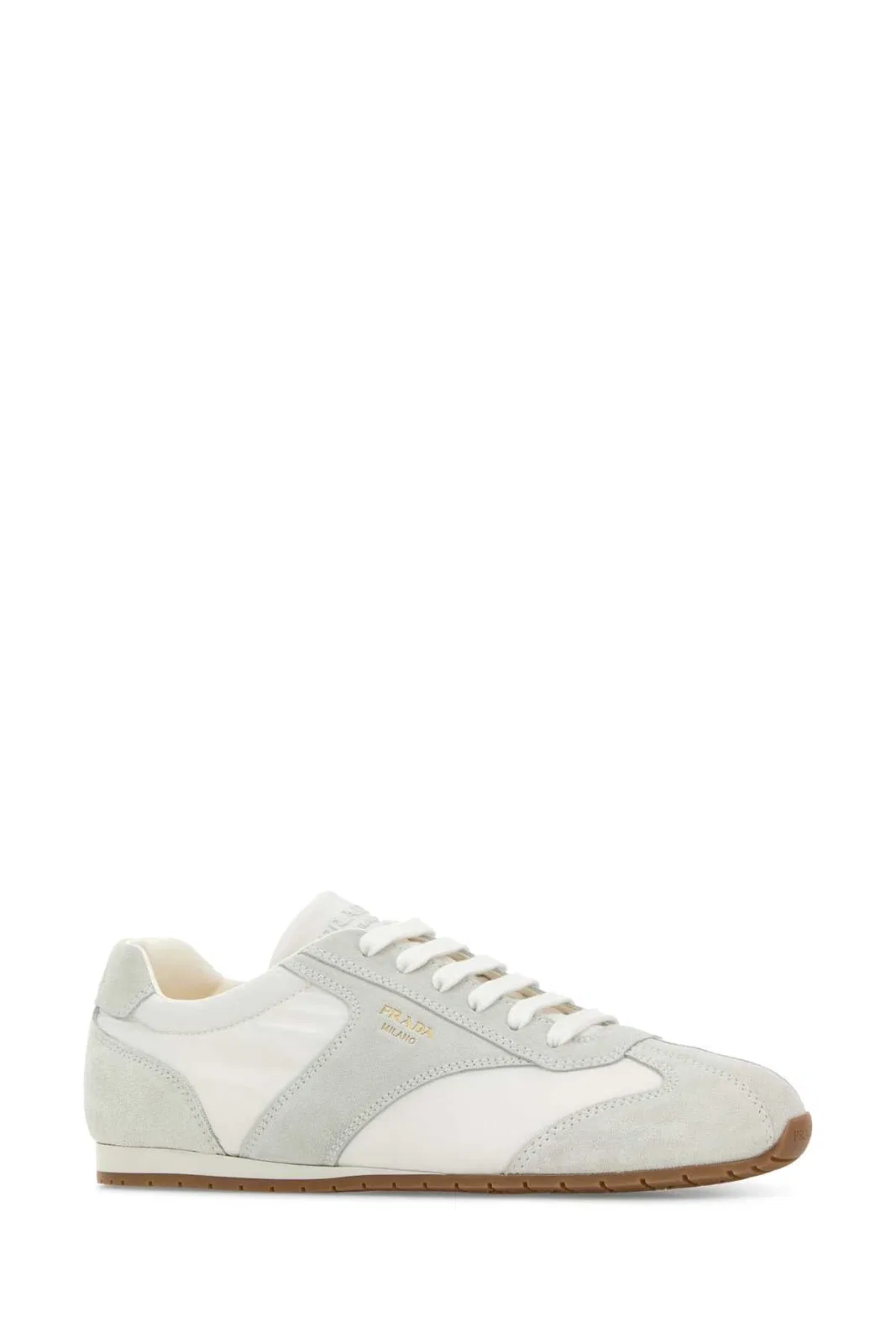 Prada White Polyamide Sneaker