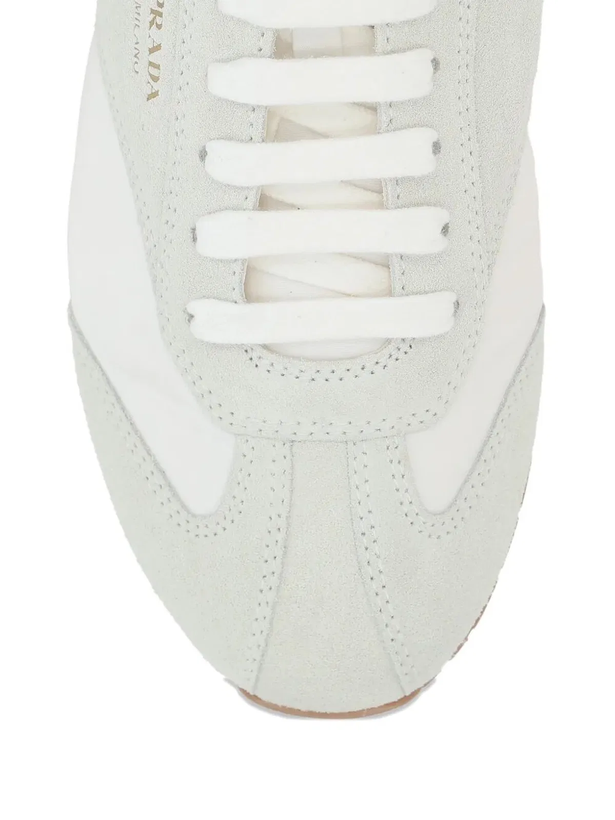 Prada White Polyamide Sneaker