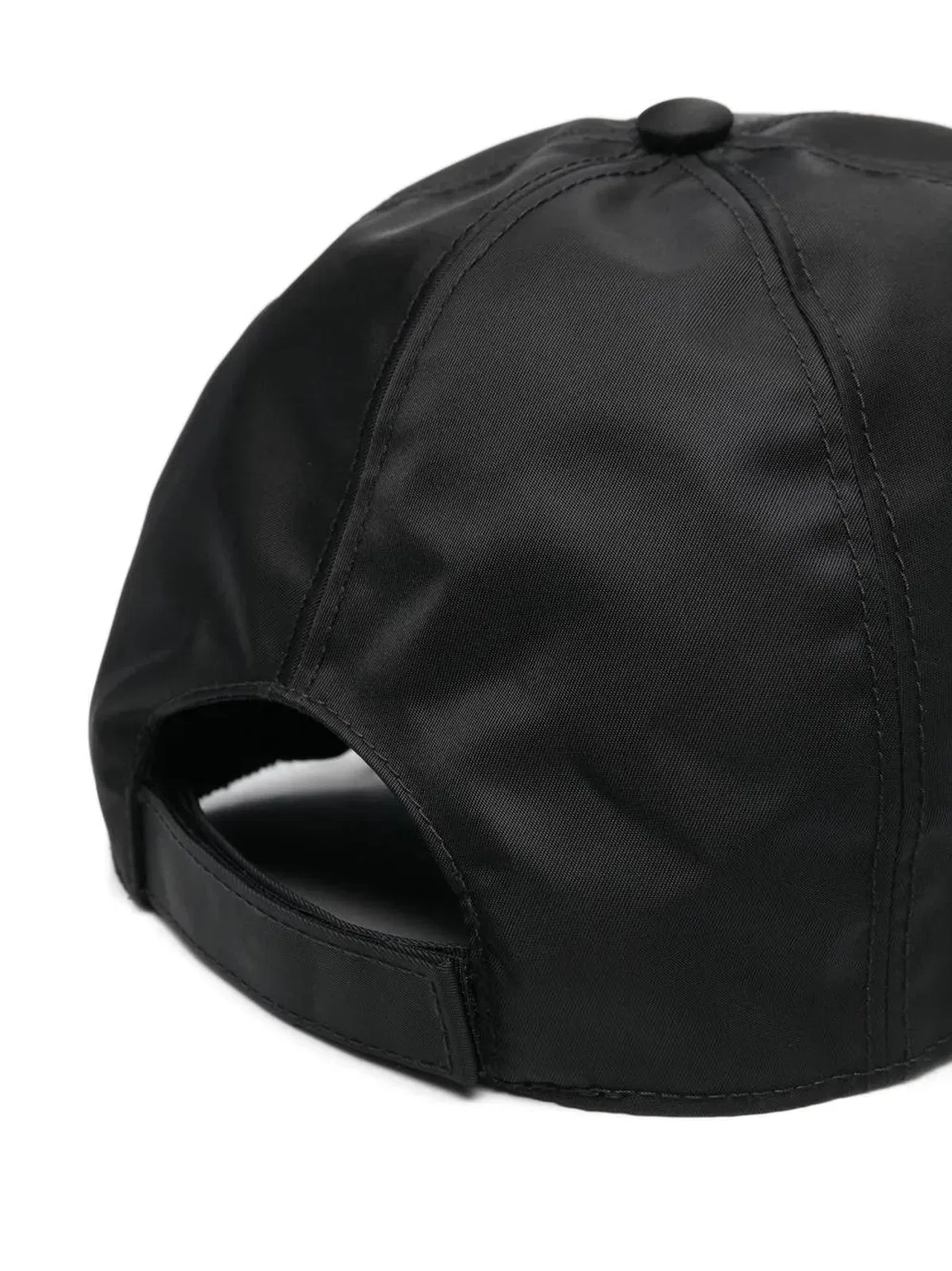 Prada Black Renylon Baseball Cap