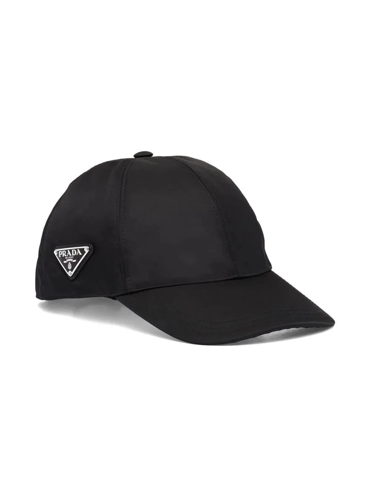 Prada Black Renylon Baseball Cap