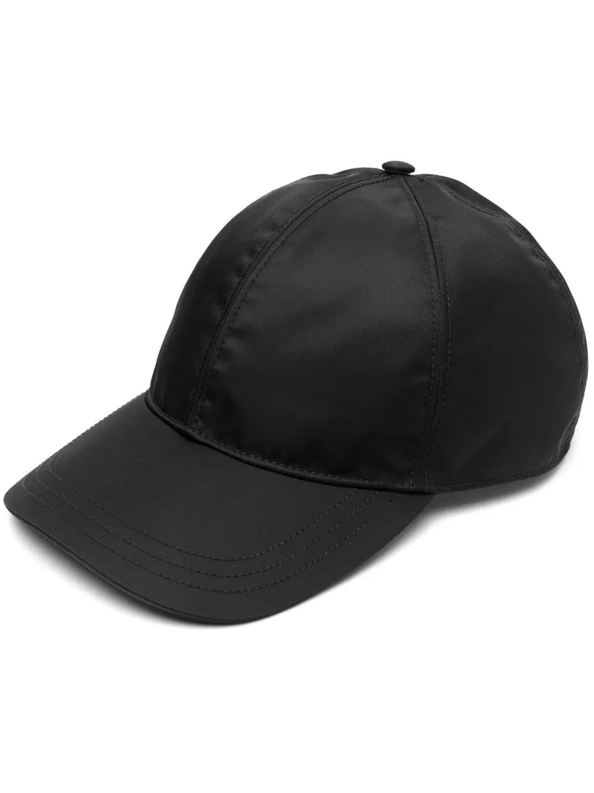 Prada Black Renylon Baseball Cap