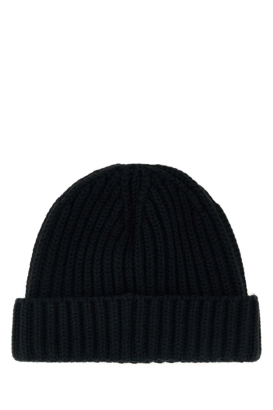Prada Black Wool Beanie Hat