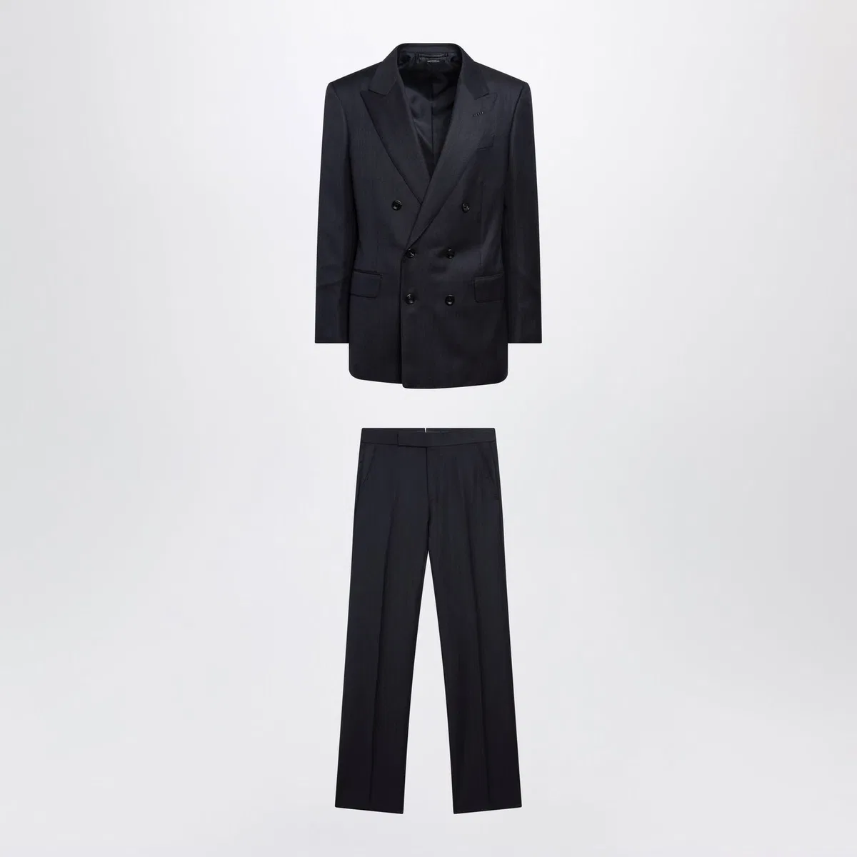 Tom Ford Navy Doublebreasted Wool Suit