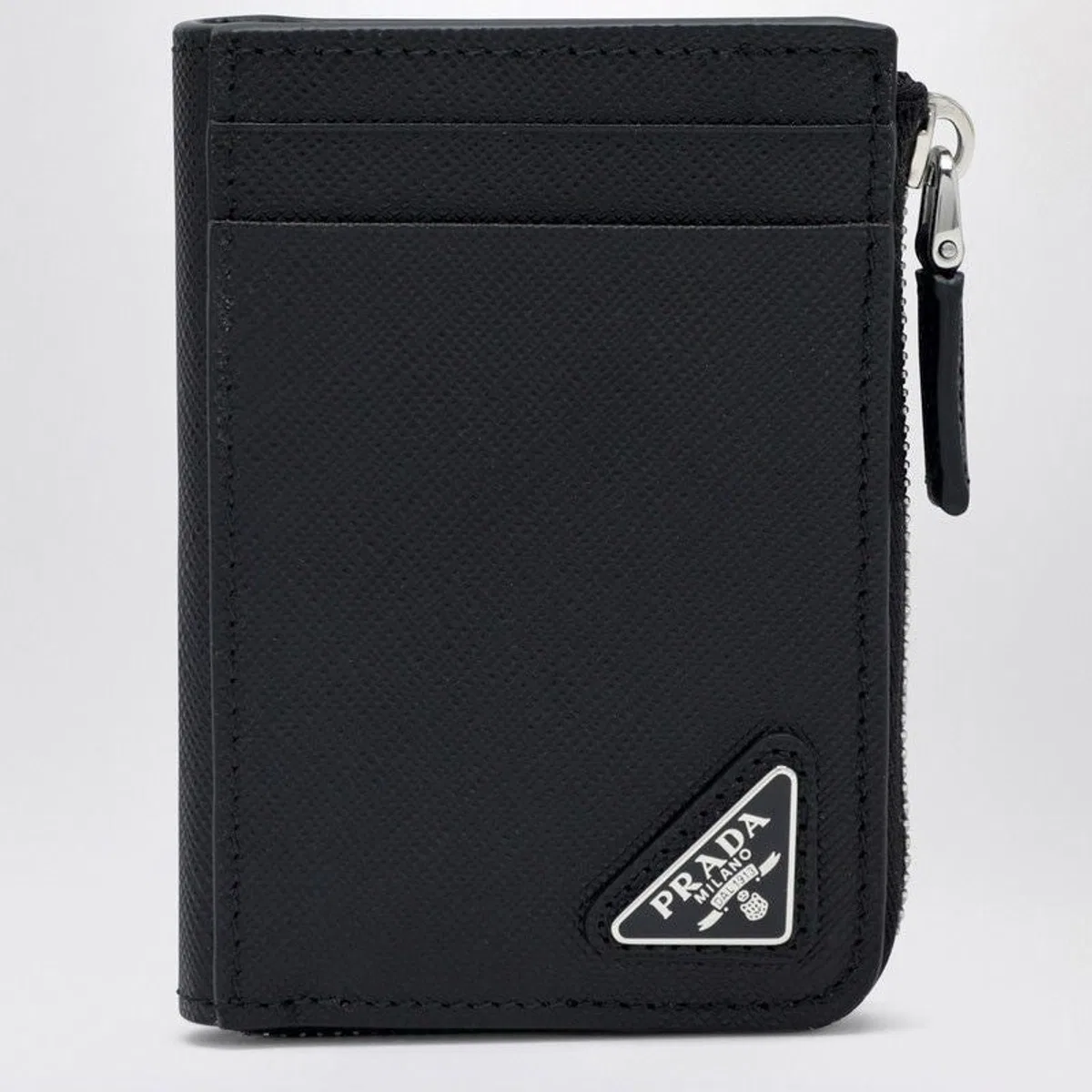 Prada Black Leather Card Holder