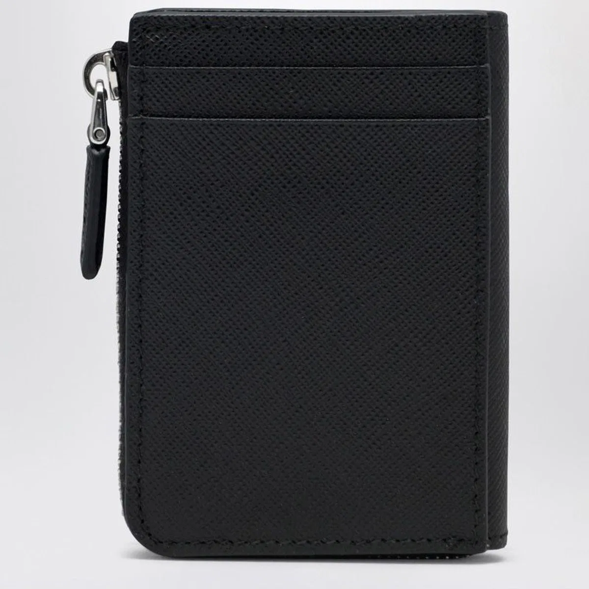 Prada Black Leather Card Holder