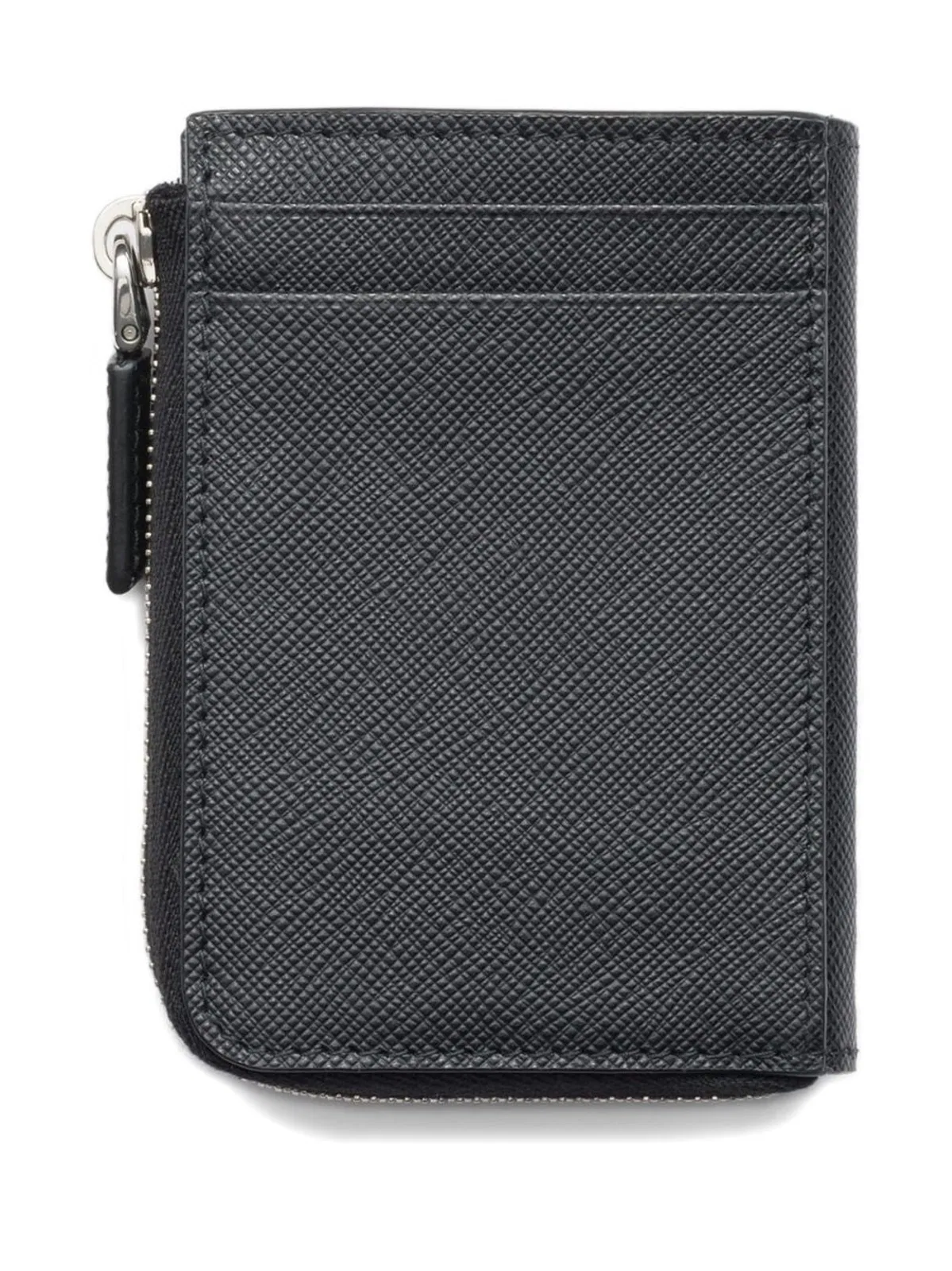 Prada Black Leather Card Holder