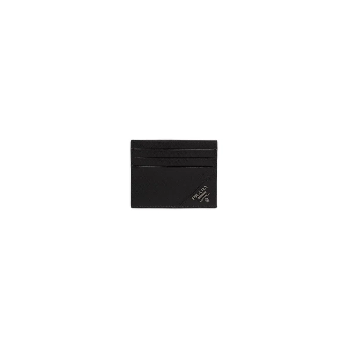 Prada Black Leather Card Holder