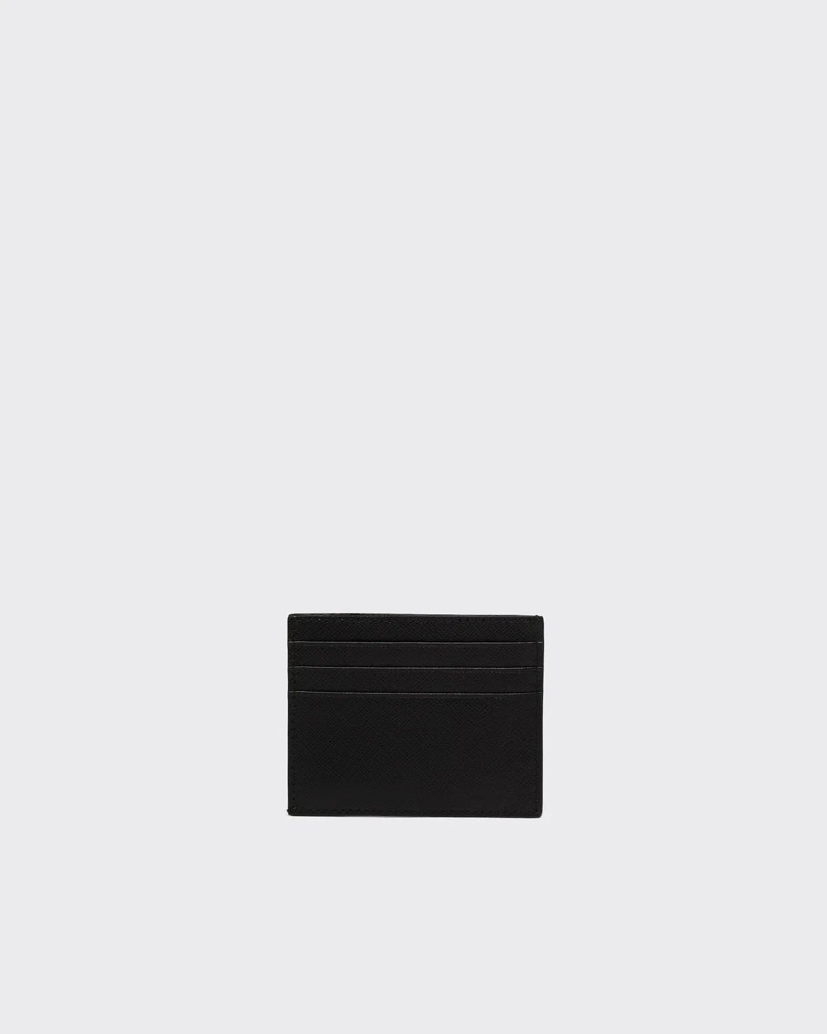 Prada Black Leather Card Holder