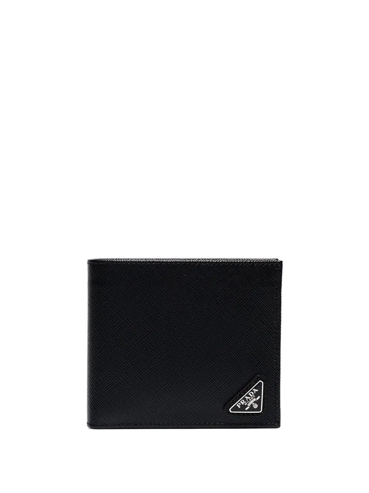 Prada Saffiano-Leather Wallet With Coin Purse
