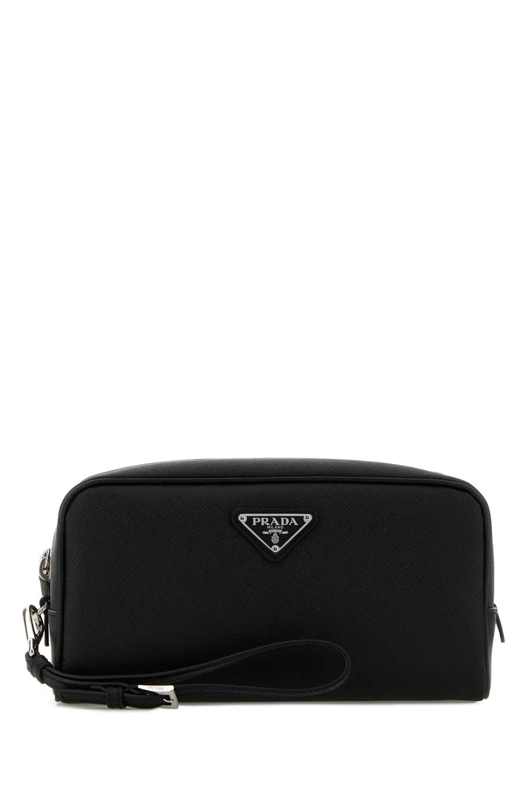 Prada Black Leather Beauty Case