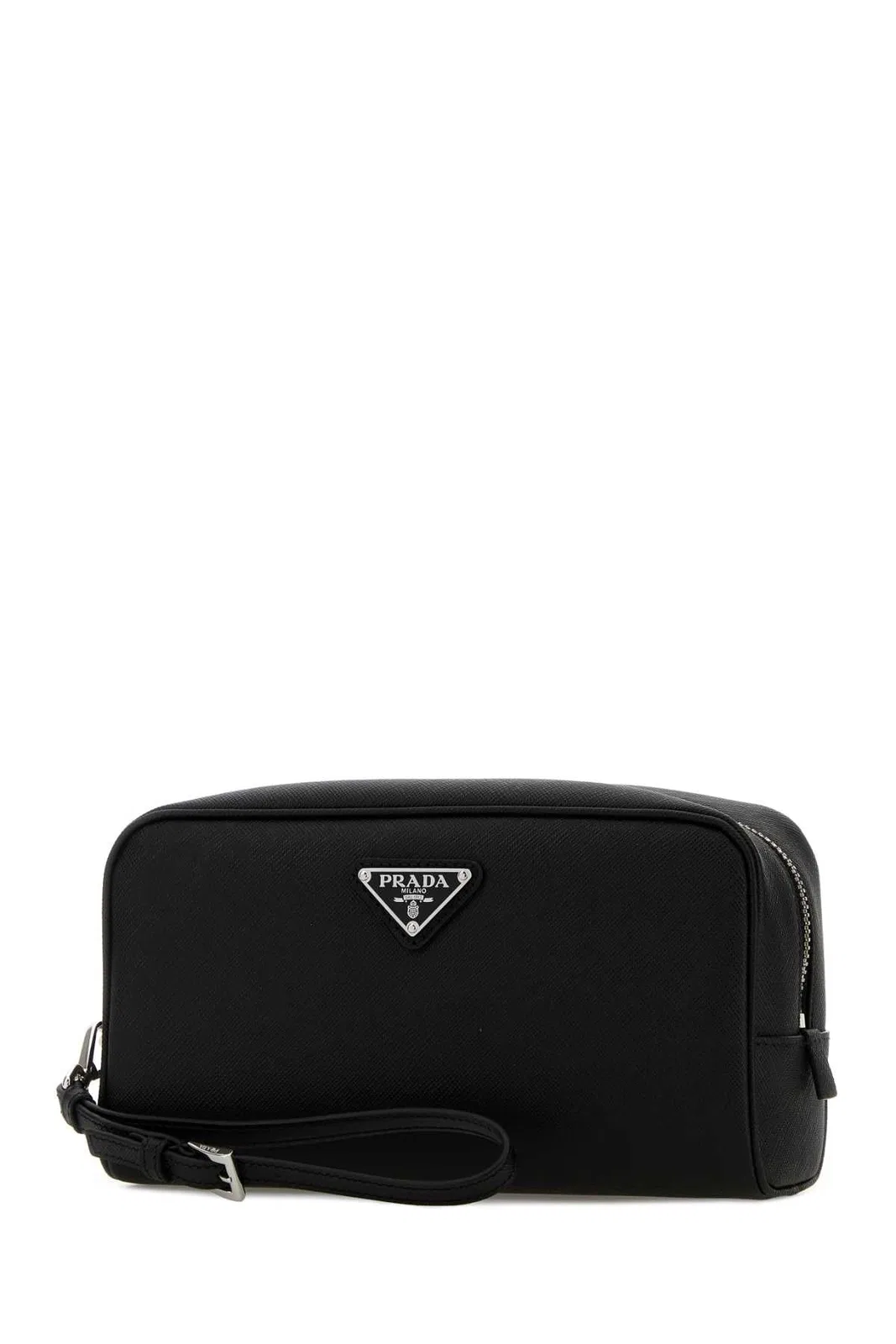 Prada Black Leather Beauty Case