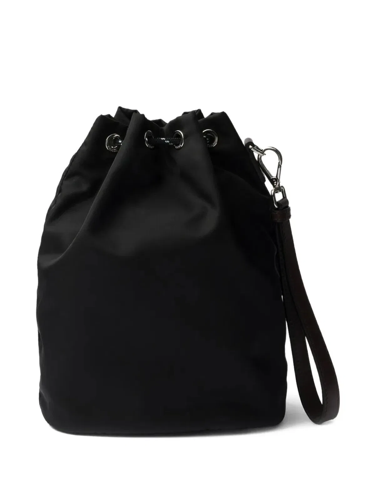 Prada Speedrock Re-Nylon And Leather Pouch
