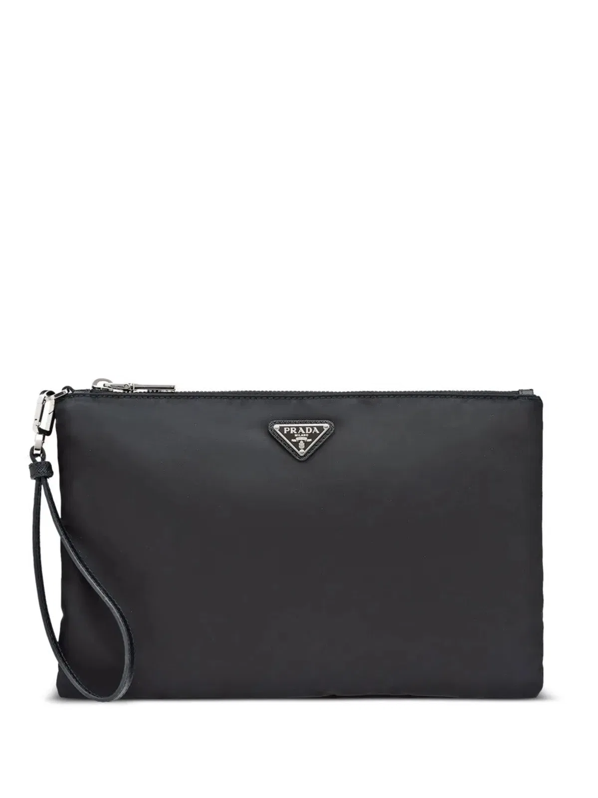 Prada Re-Nylon And Saffiano Leather Pouch