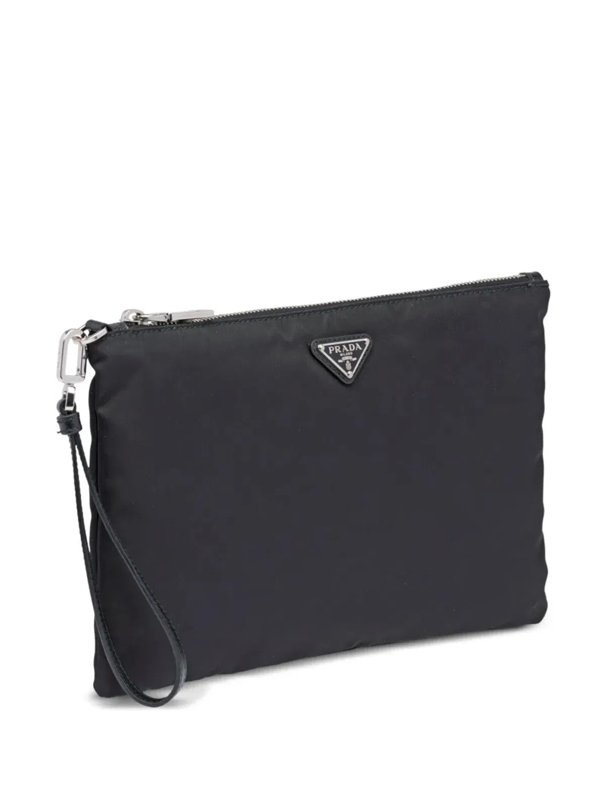 Prada Re-Nylon And Saffiano Leather Pouch
