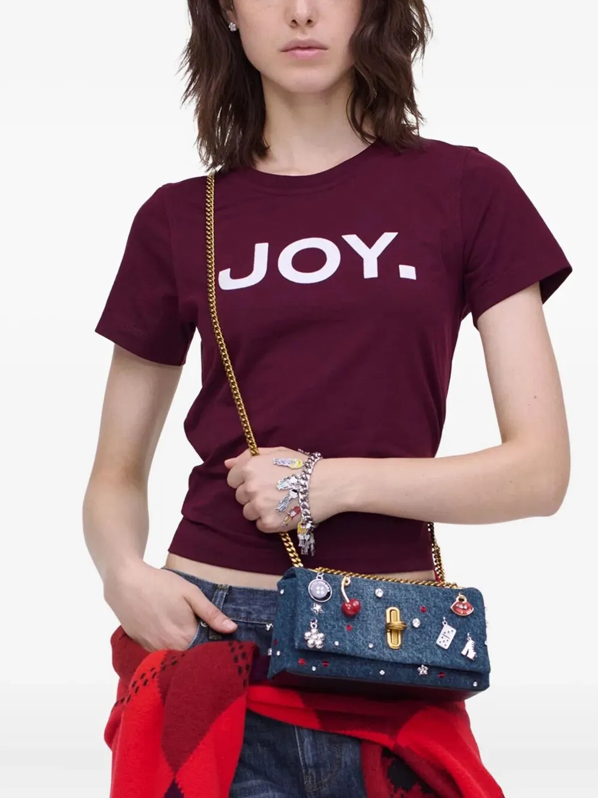 Marc jacobs "The Dual Chain Mini Bag" Denim Mini Bag