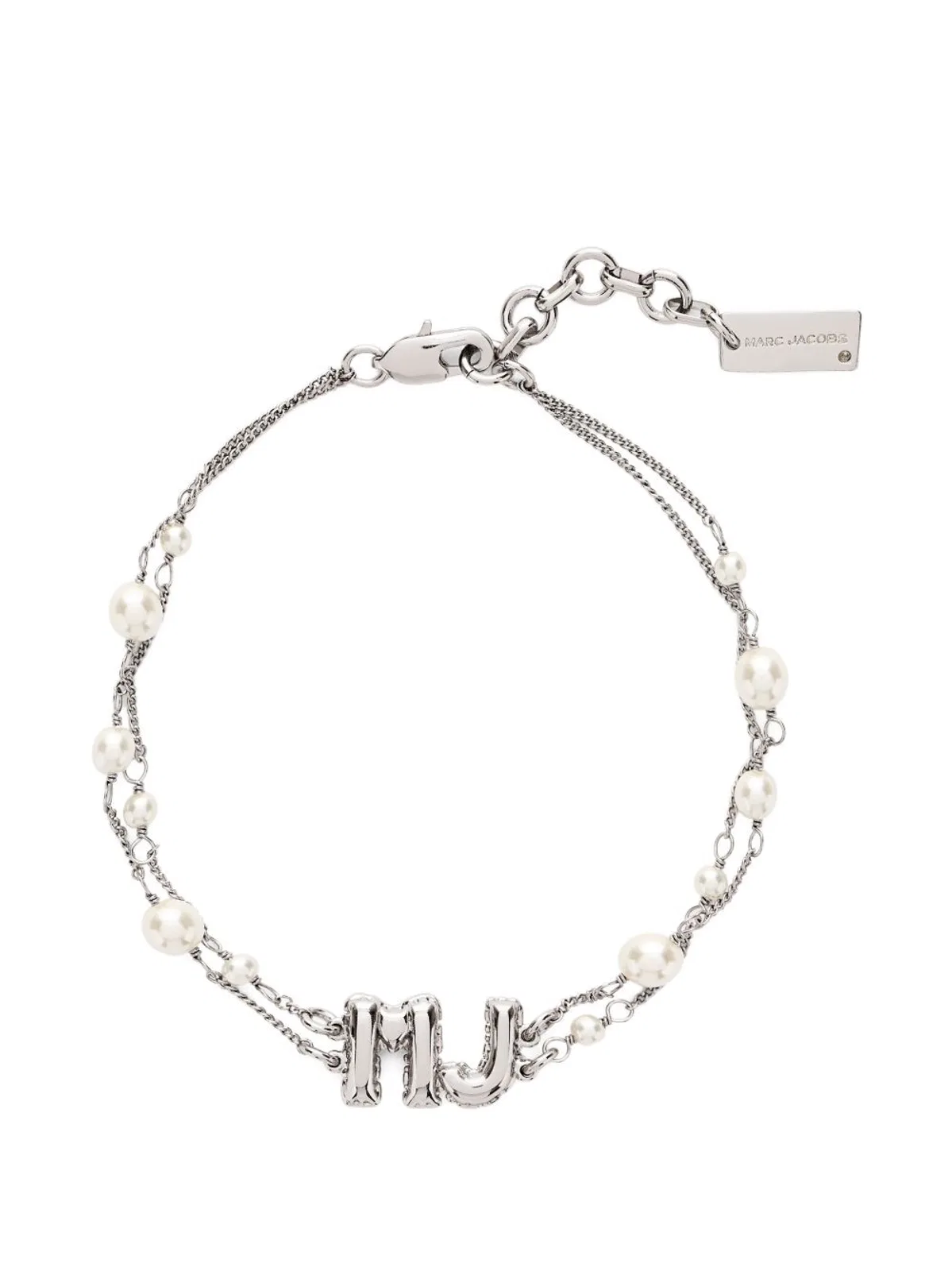 Marc jacobs Silver Double-Chain Design Bijoux