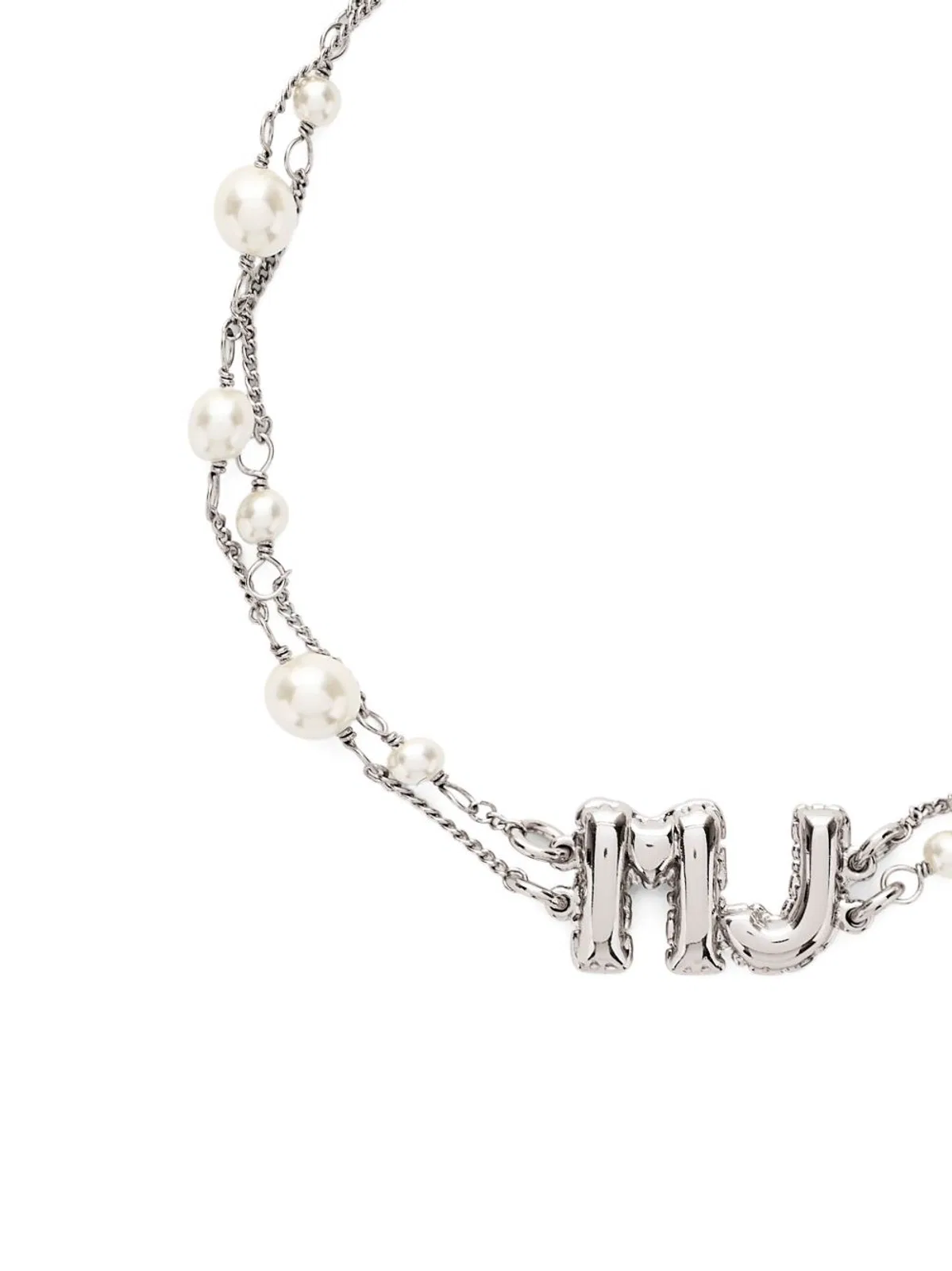 Marc jacobs Silver Double-Chain Design Bijoux
