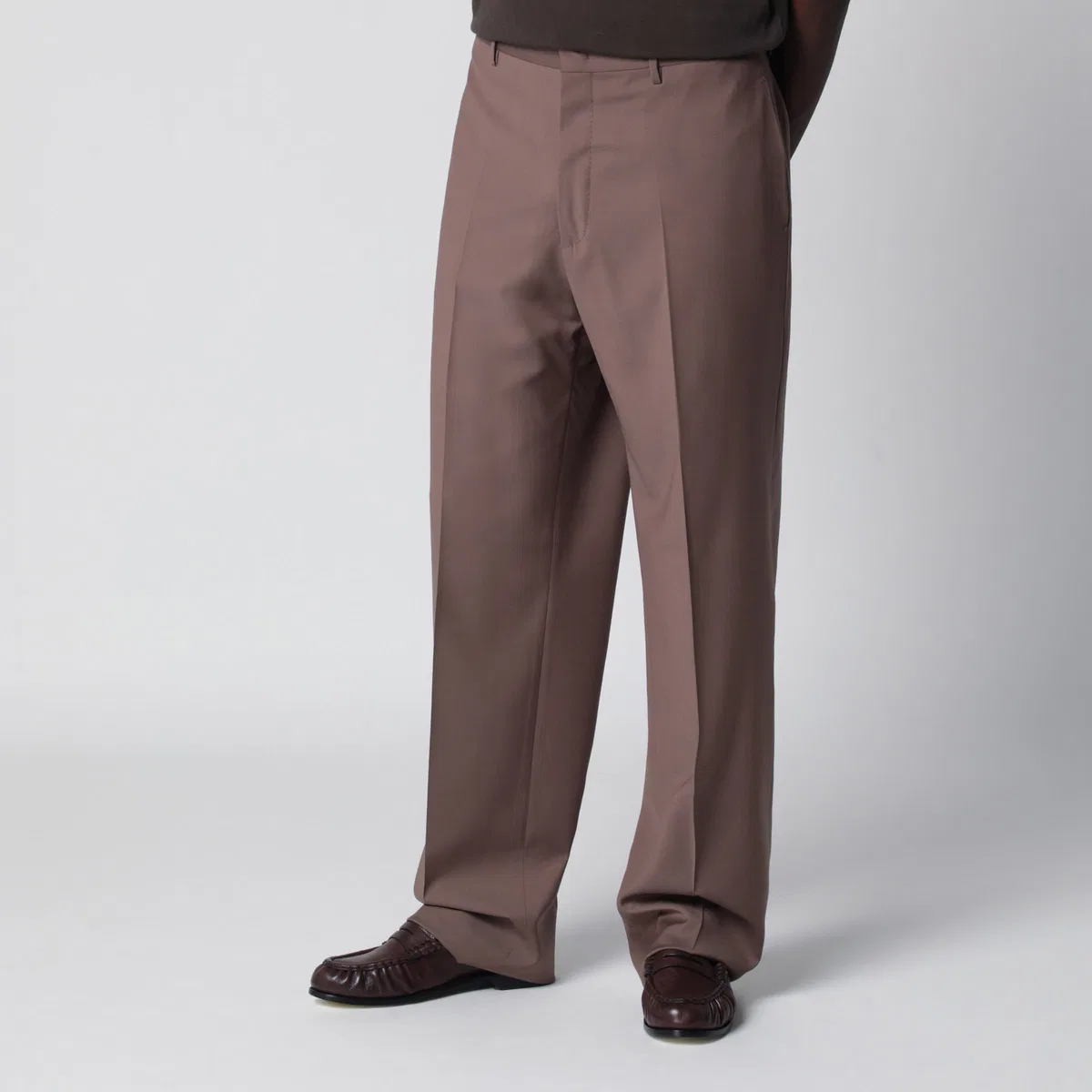 Tagliatore Taupe Double-Breasted Wool Suit