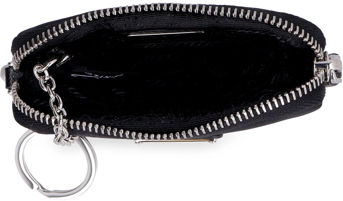 Prada Black Nylon Trick Key Chain
