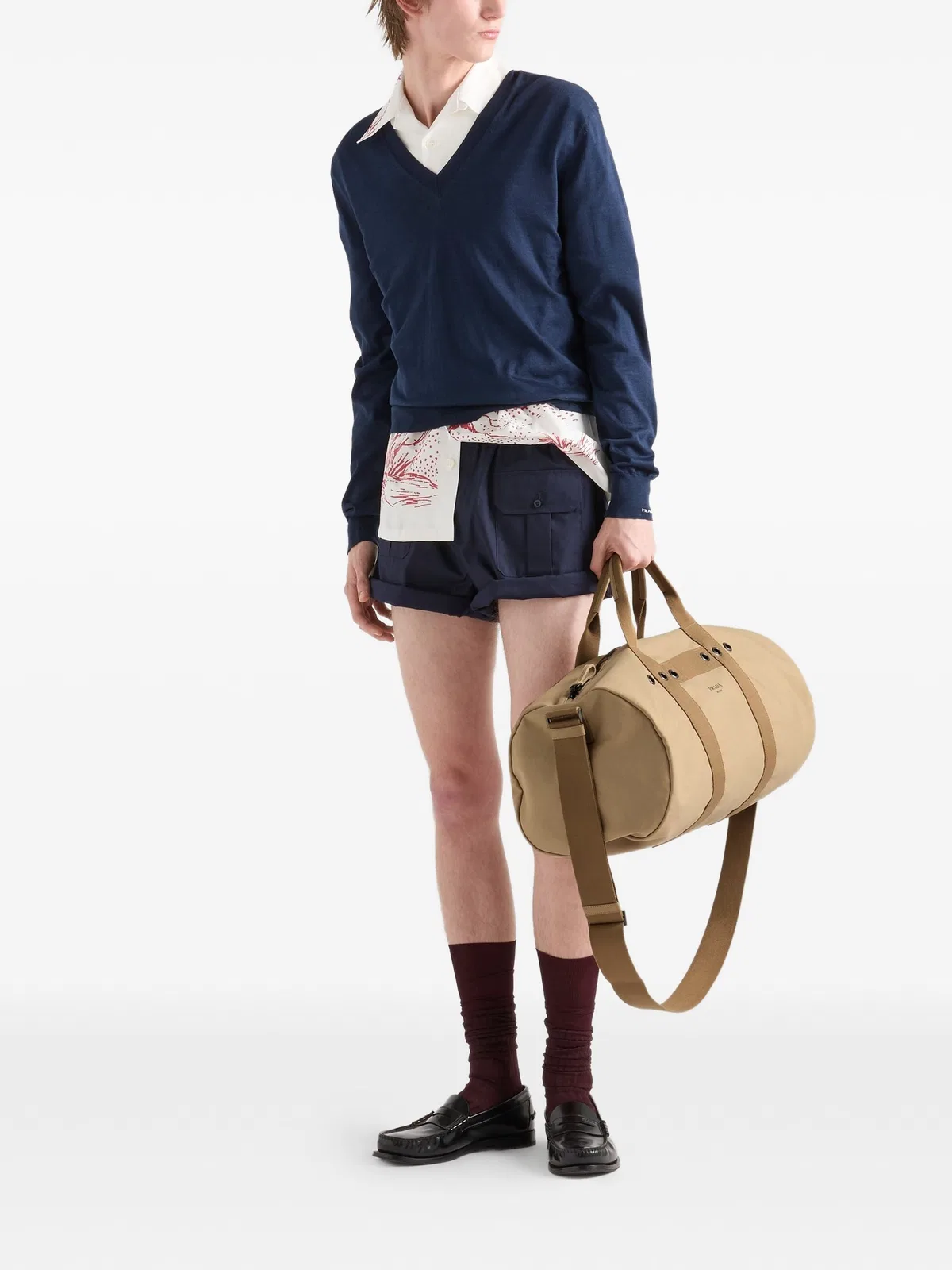 Prada Canvas Duffel Bag