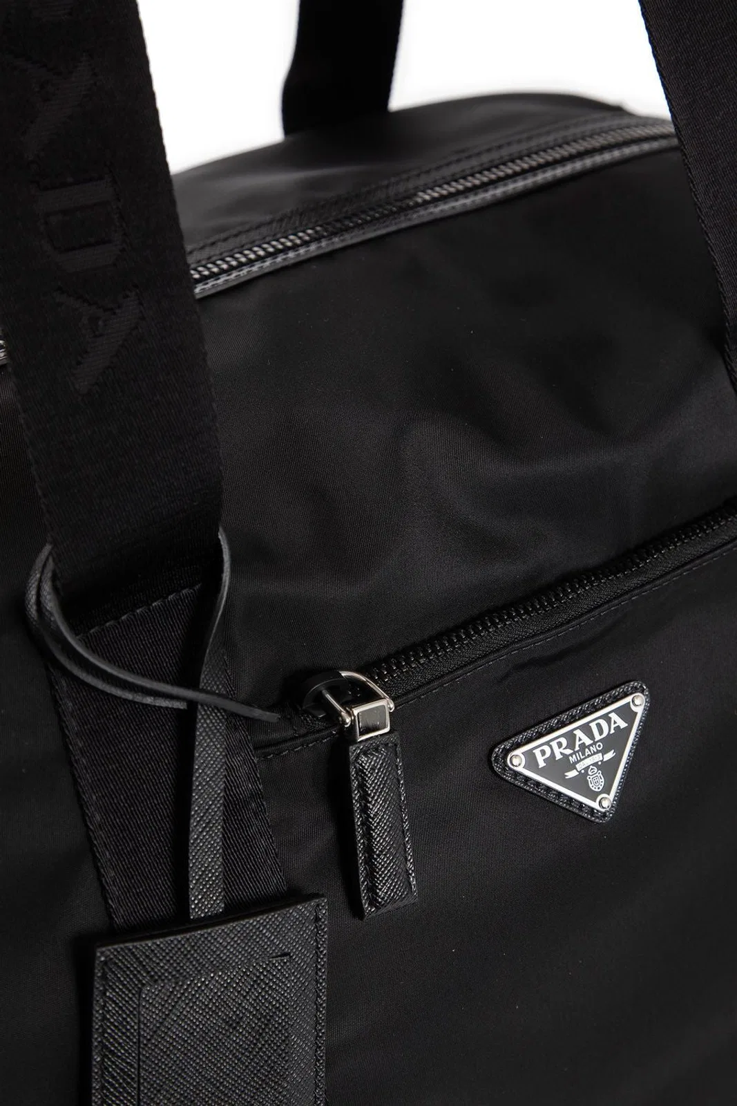 Prada Black Nylon Travel Bag