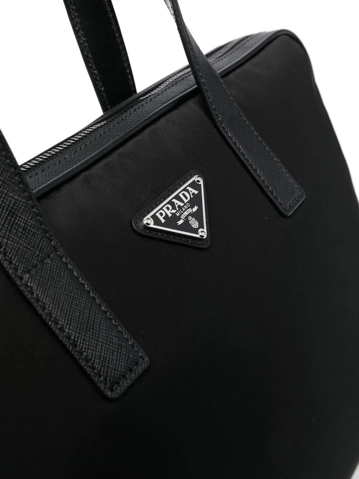 Prada Re-Nylon And Saffiano Briefcase