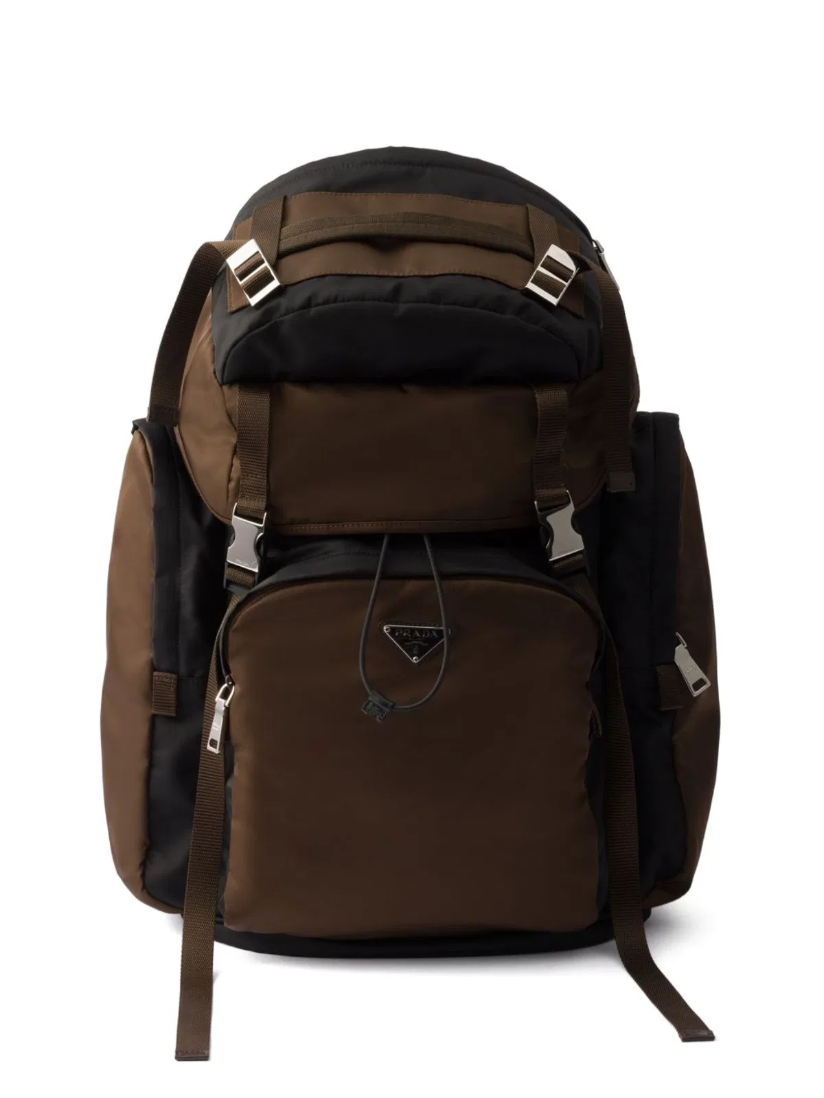 Prada Re-Nylon And Leather Backpack