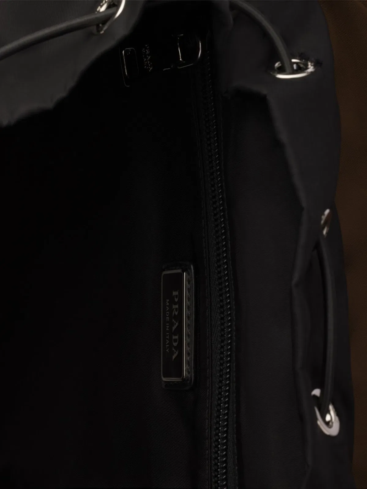 Prada Re-Nylon And Leather Backpack