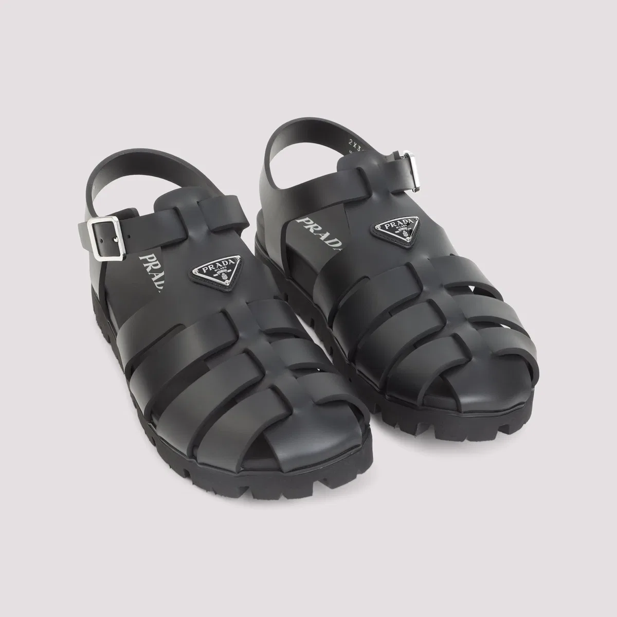 Prada Rubber Fisherman Sandals