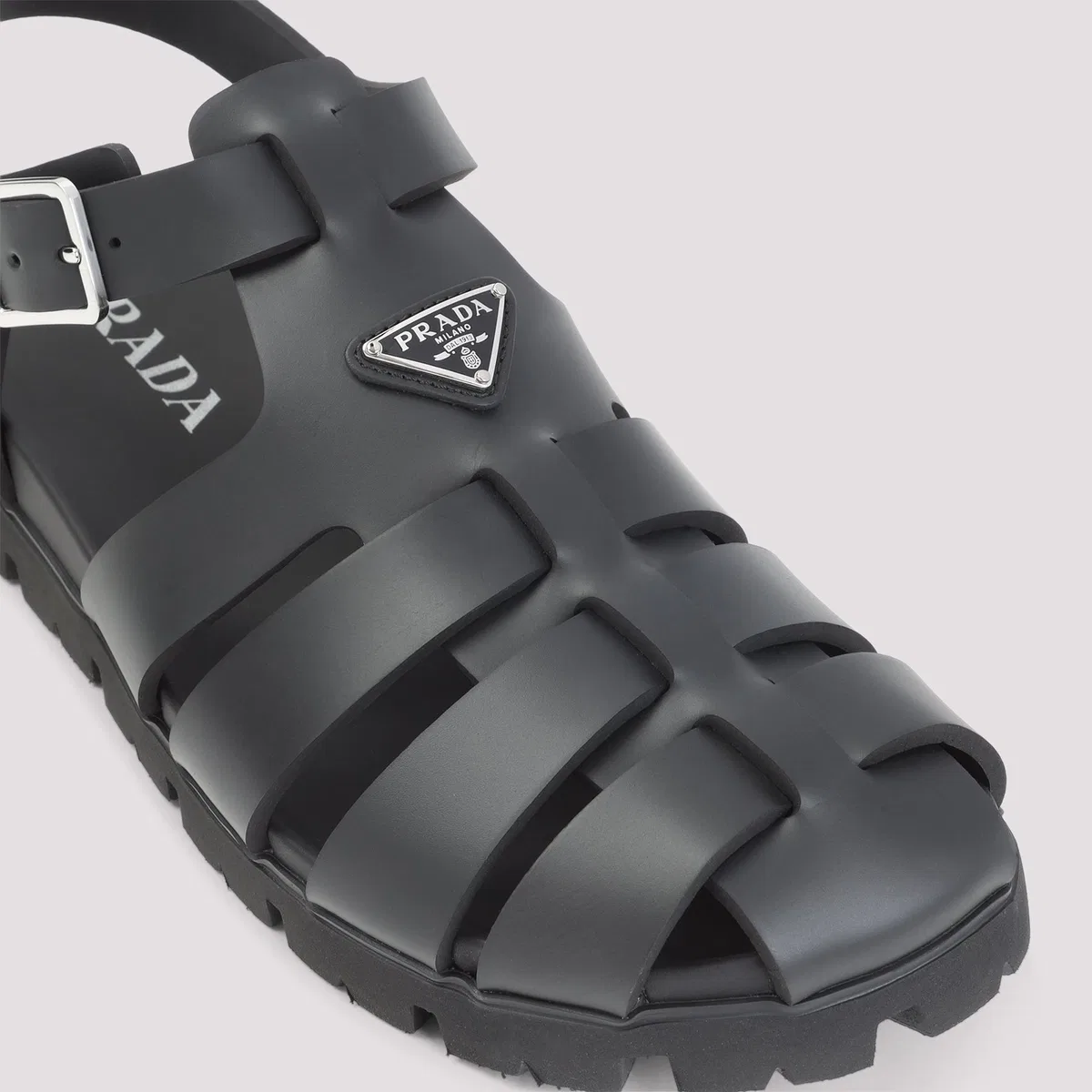 Prada Rubber Fisherman Sandals