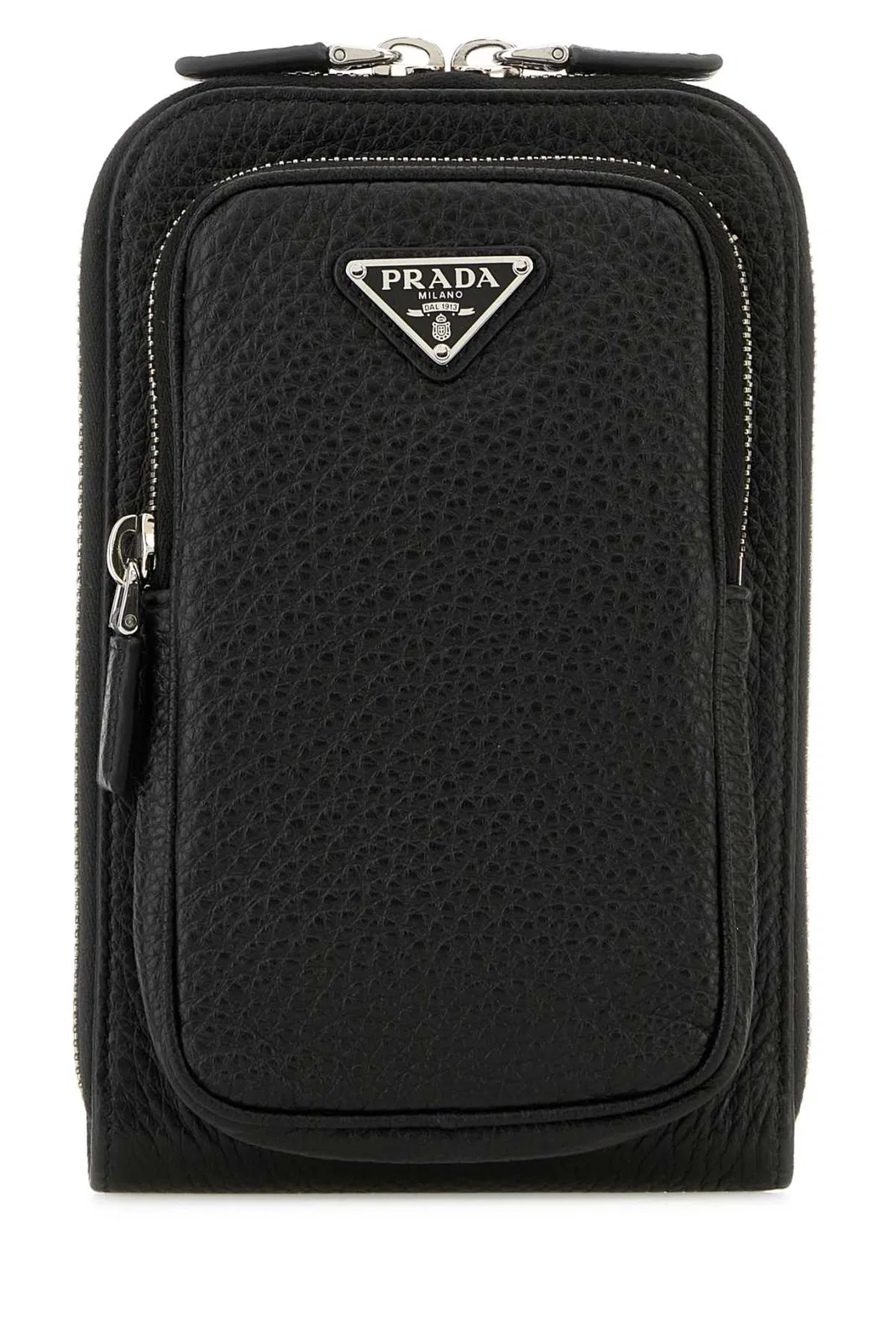 Prada Black Leather Phone Case