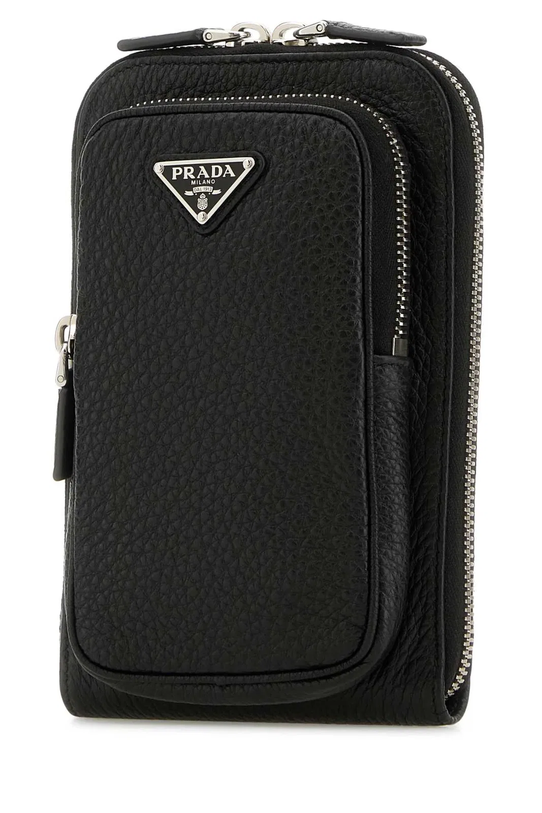 Prada Black Leather Phone Case