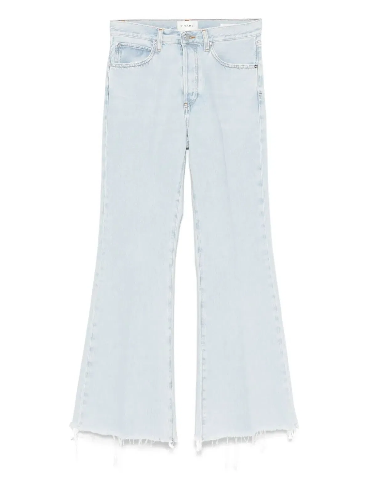 Frame "The Lax" High Rise Wide Leg Flare Jeans