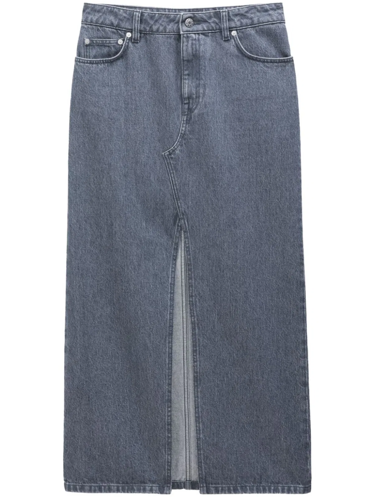 Filippa K Slit Denim Long Skirt