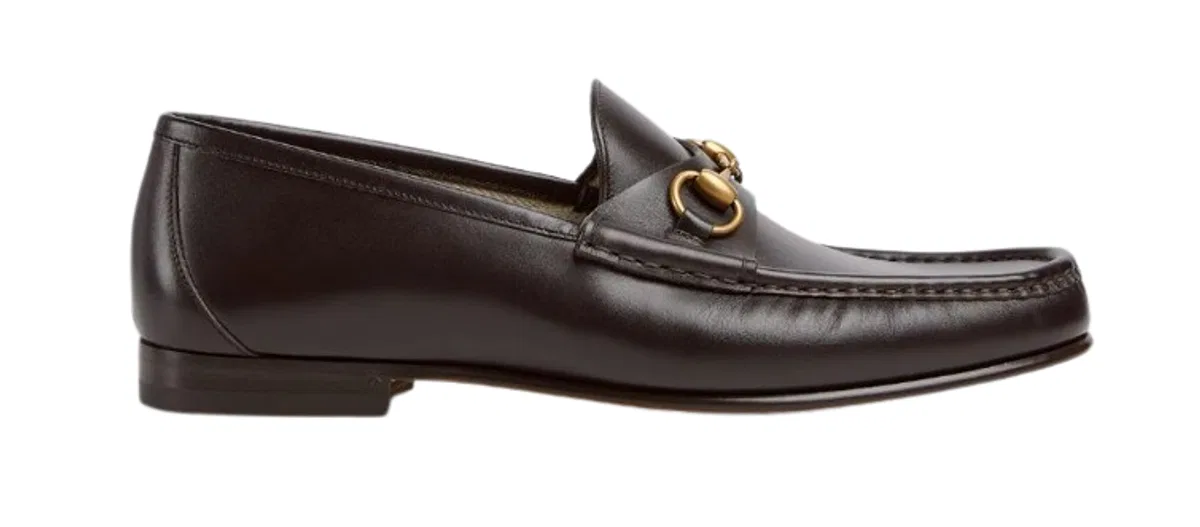 Gucci Dark Brown Leather Horsebit 1953 Loafers