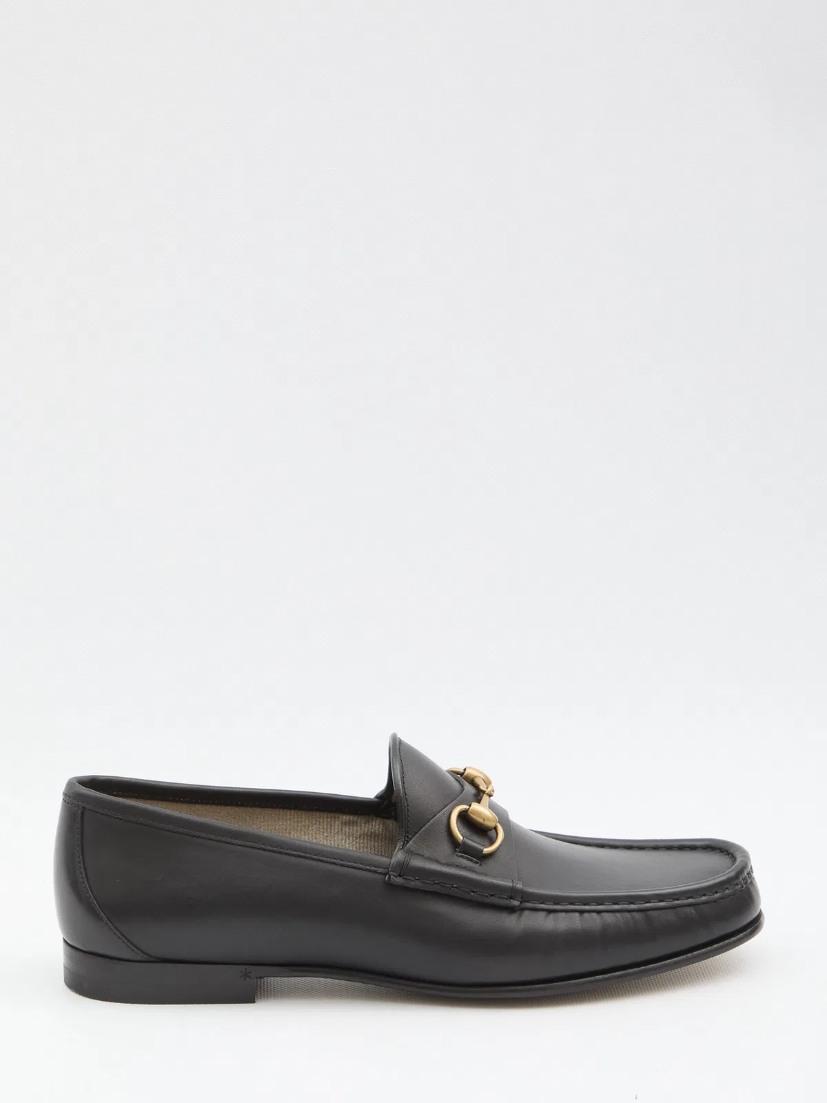 Gucci Black Leather Loafers