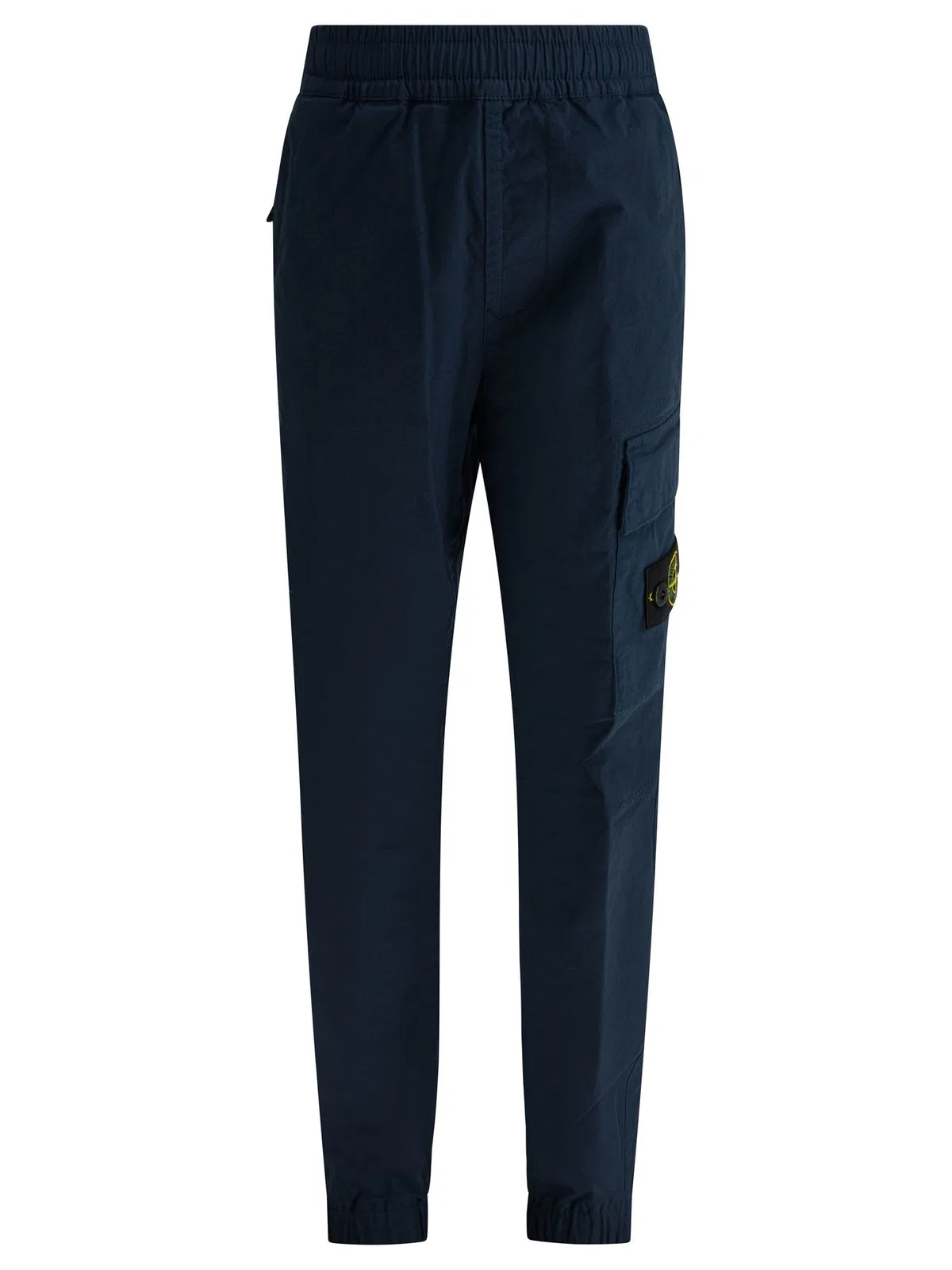 Stone Island Kids Blue Cotton Trousers