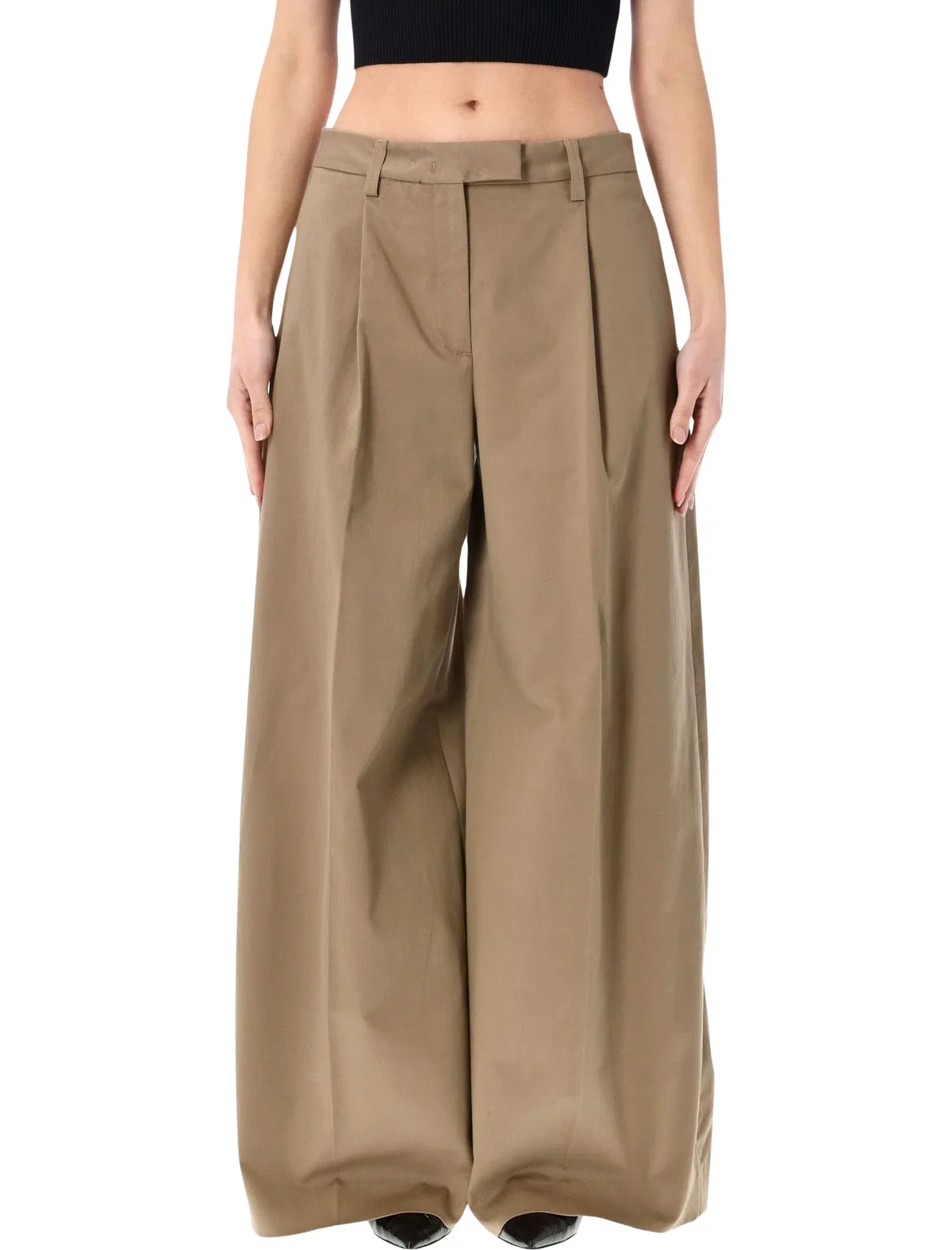 The Latest Deva Cotton Tailored Pants