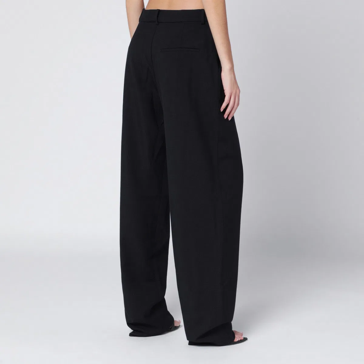 Francesco Murano Black Pants With Darts