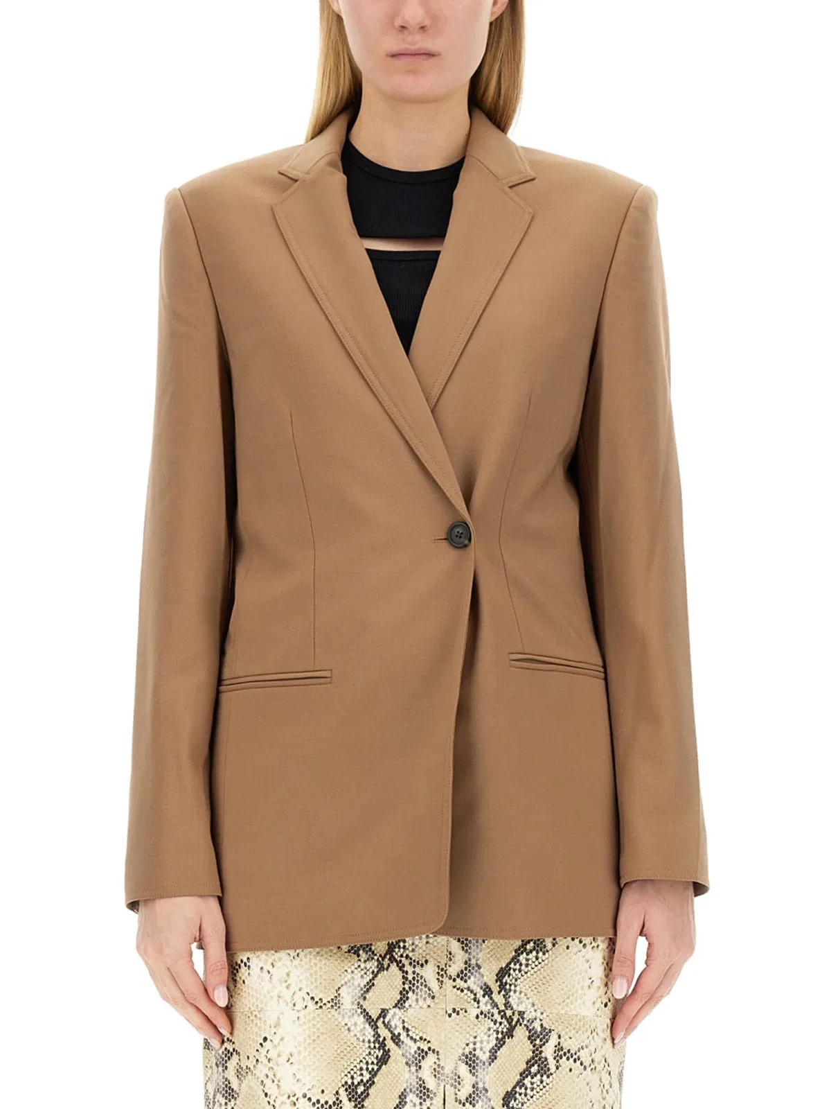 Helmut Lang Single-Double Breasted Blazer