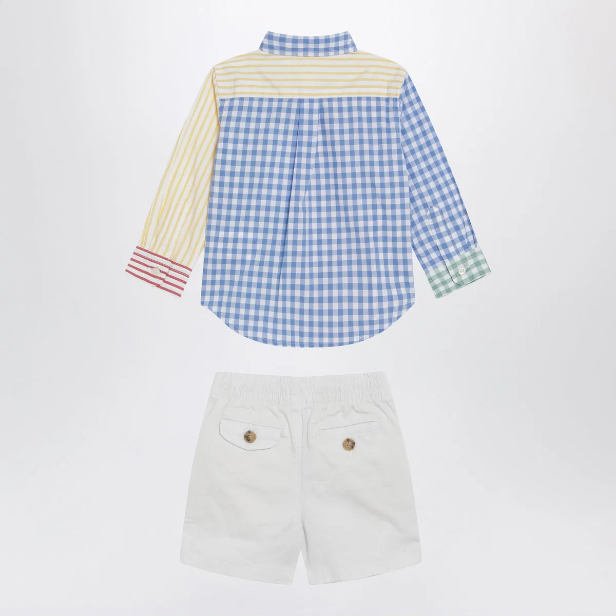 Polo Ralph Lauren Color-Block Cotton Two-Piece Set