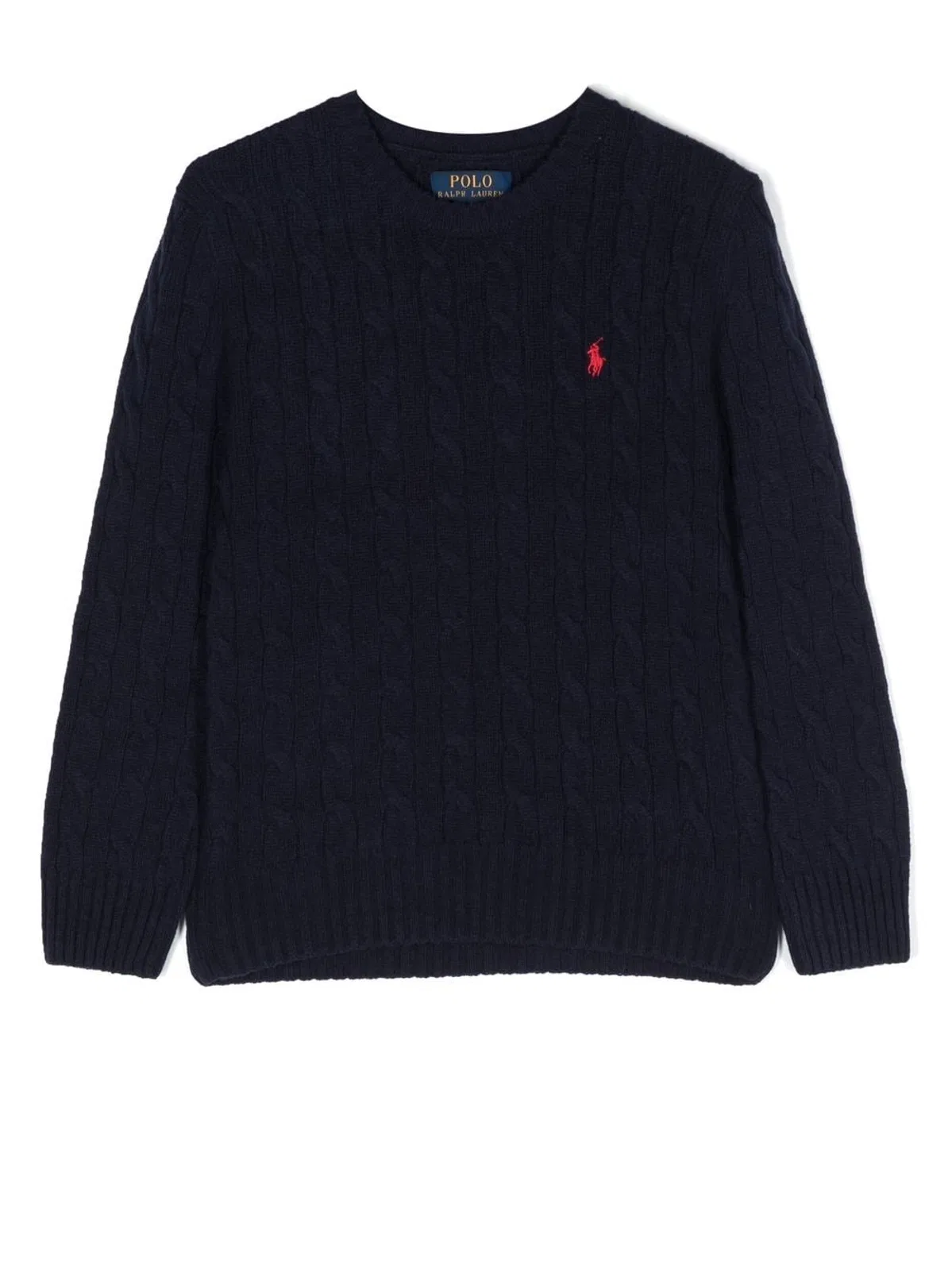 Polo Ralph Lauren Kids Navy Wool Cashmere Sweater
