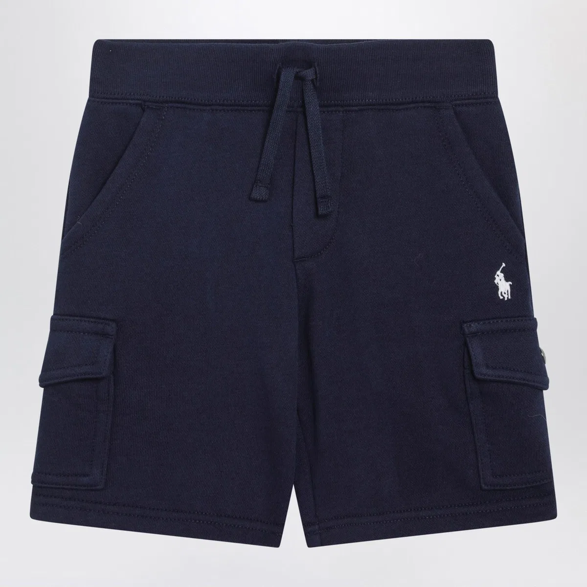 Polo Ralph Lauren Navy Blue Cotton Blend Shorts
