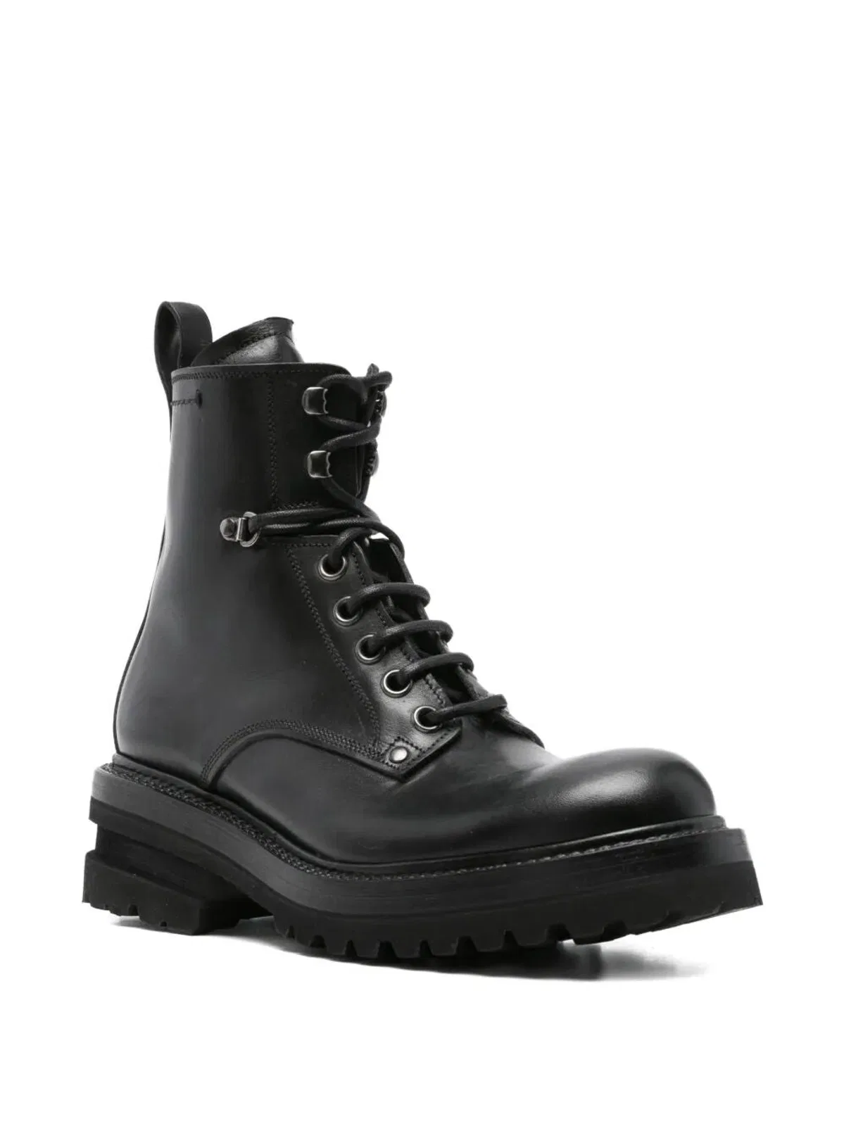 Premiata Elba Leather Military Boots