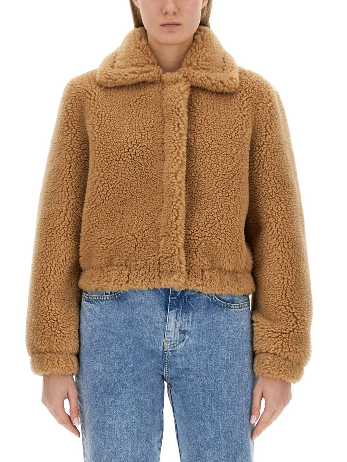 Moschino Jeans Furry Effect Jacket