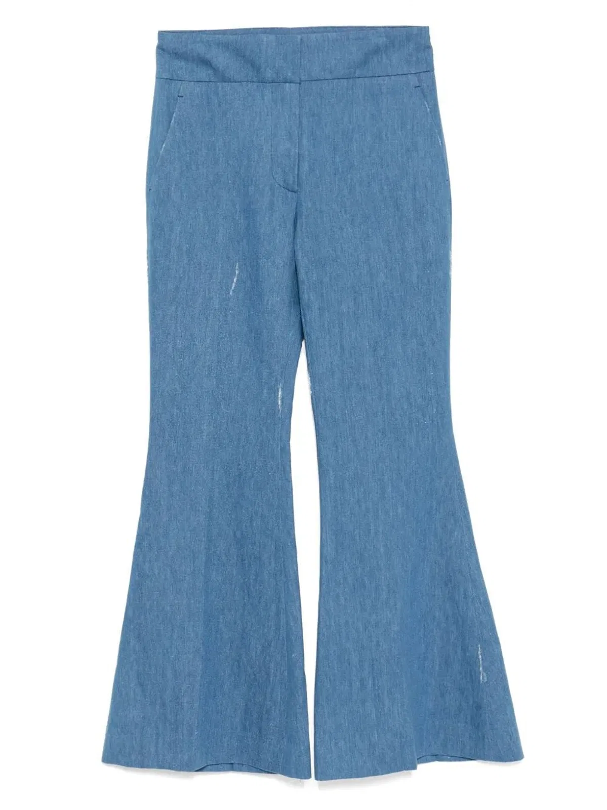 Gabriela Hearst Blue Flared Marsh Pants