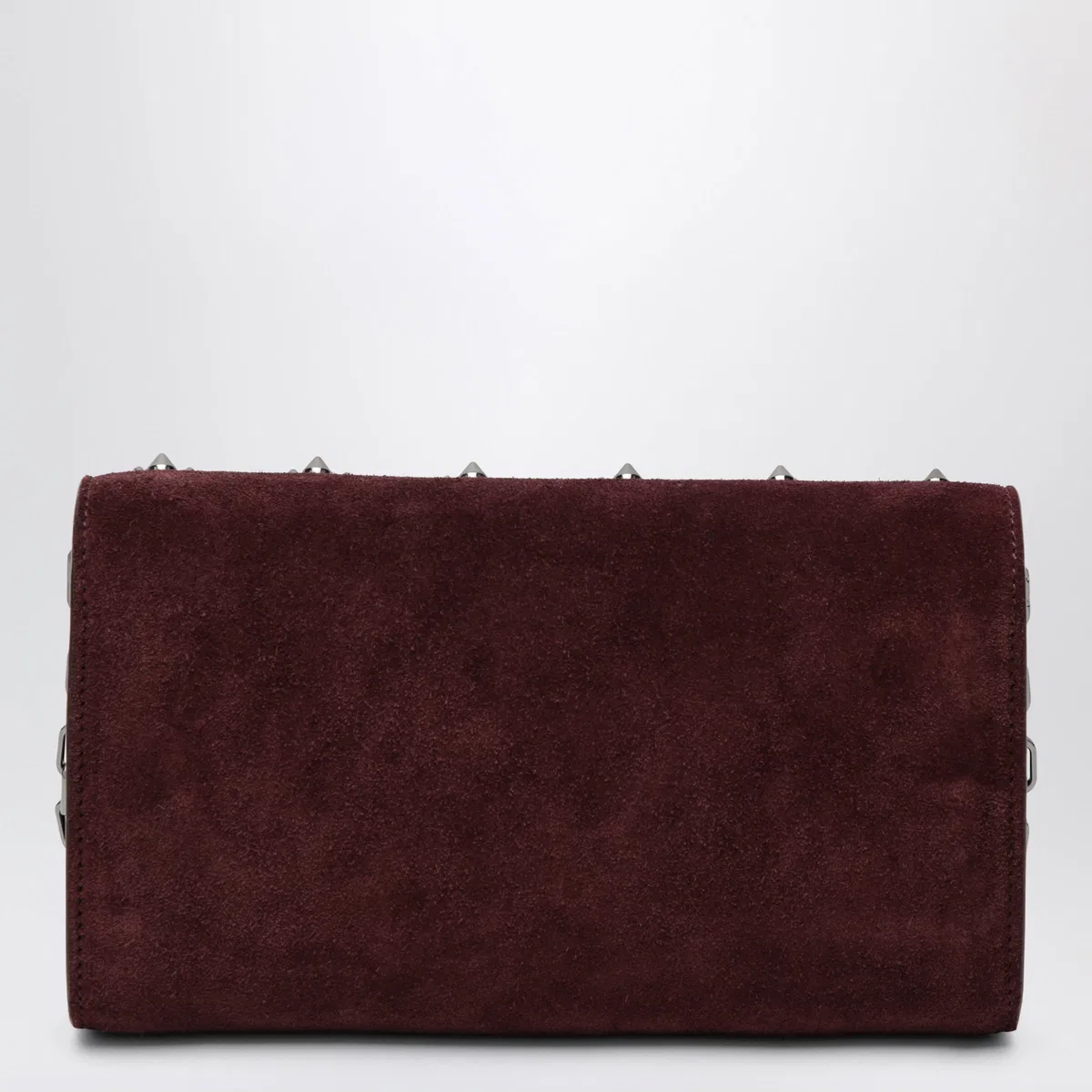 Christian louboutin Paloma Studded Suede Wallet On Chain Bur