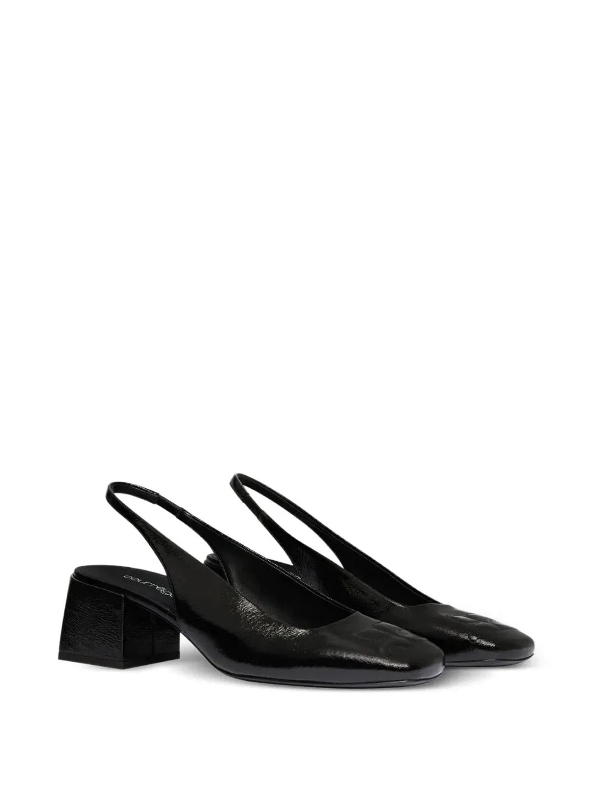 Courreges Courregès 55Mm Block Heel Slingback Pump