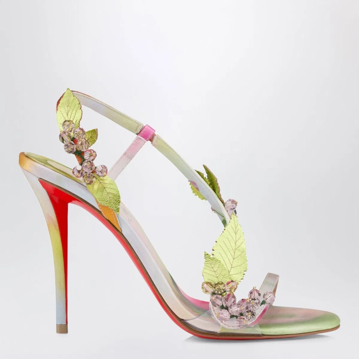 Christian louboutin Fruit Pink Sandals In Multicoloured Bota